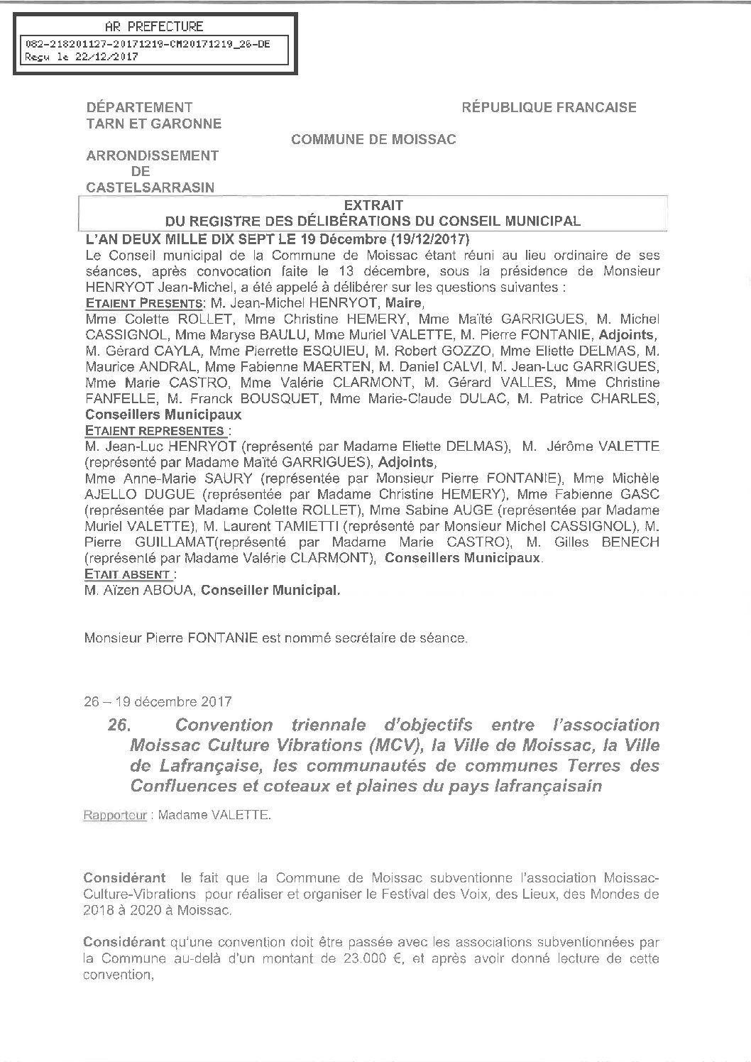 26 CONVENTION TRIENNALE OBJECTIFS MCV VILLES COMCOM