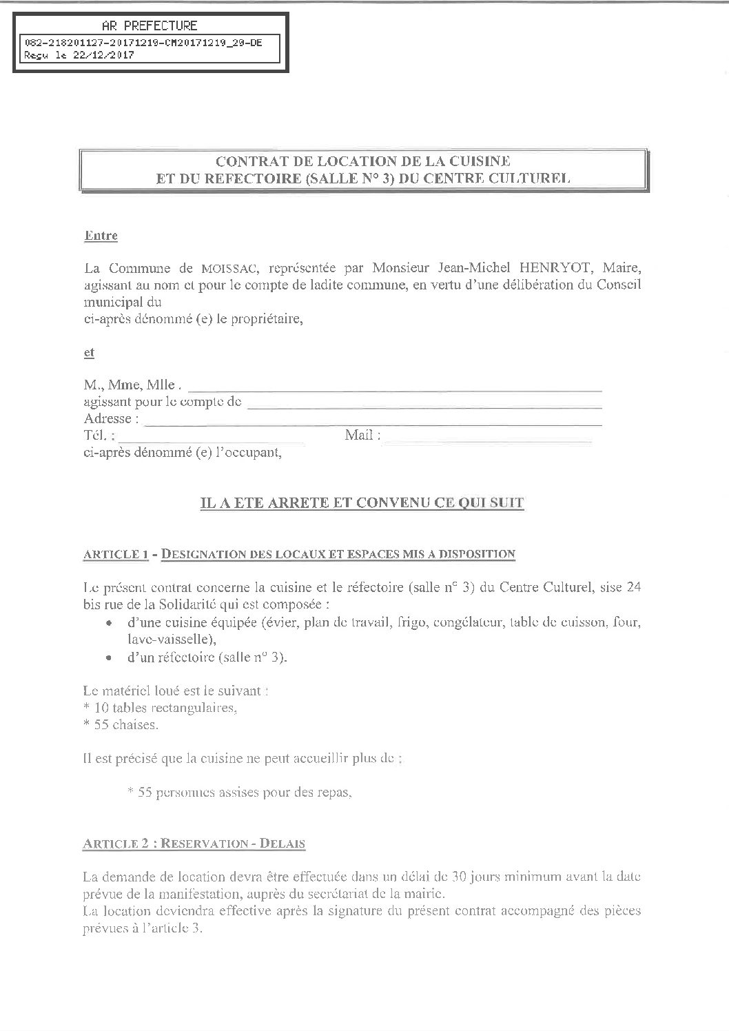 29 PIECE 3 CONTRAT SALLE 3 CENTRE CULTUREL