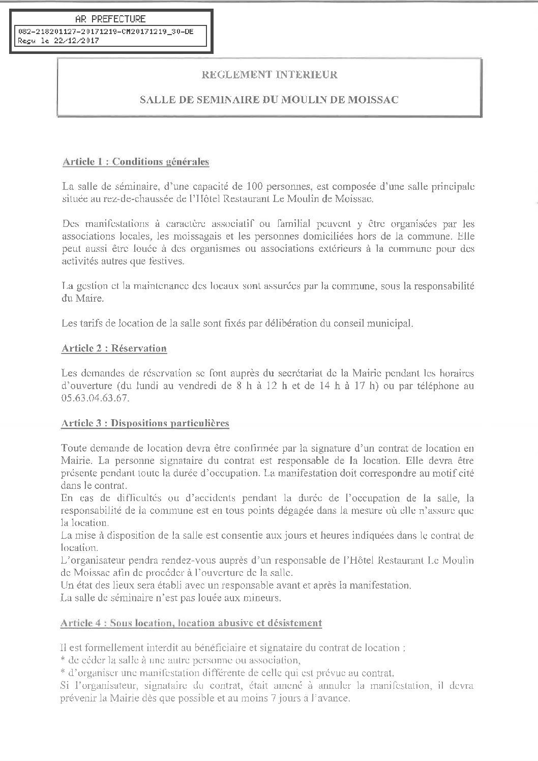 30 PIECE 5 RI SALLE SEMINAIRE MOULIN MOISSAC