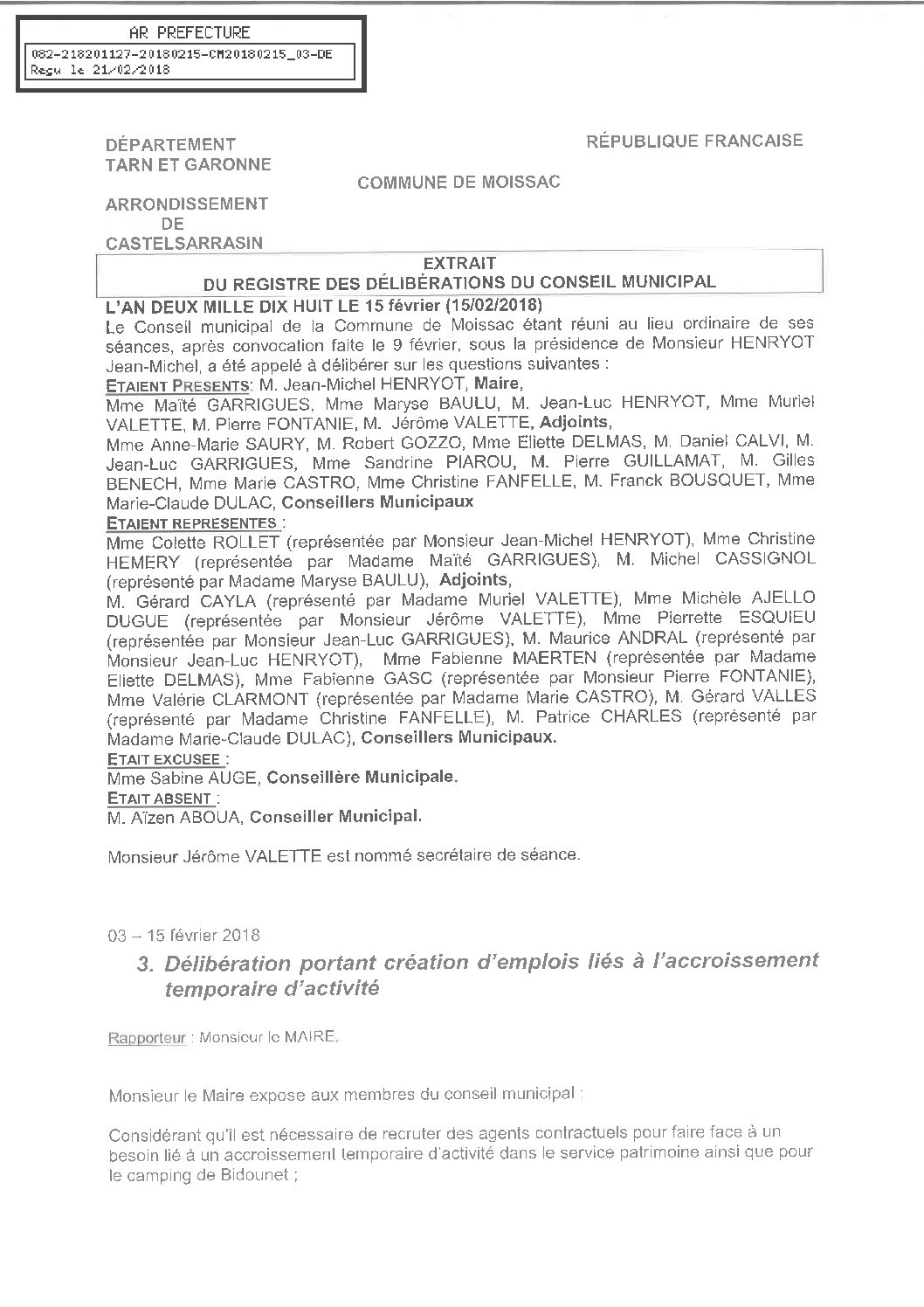 03 CREATION EMPLOIS ACCROISSEMENT TEMPORAIRE ACTIVITE