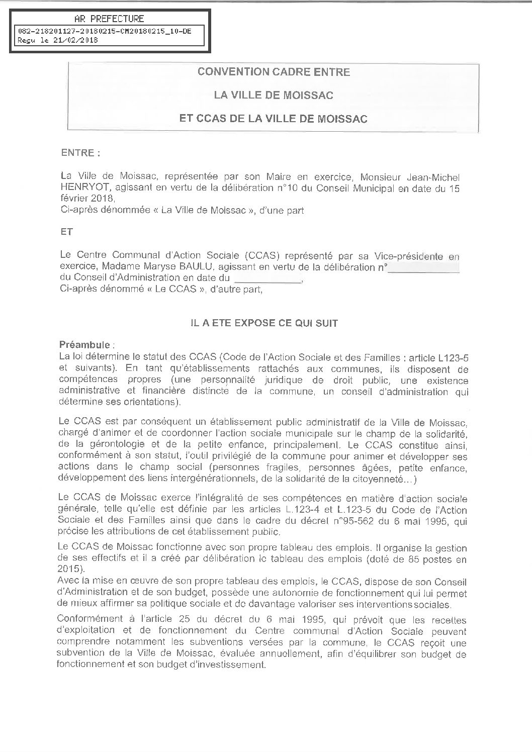 10 PIECE CONVENTION CCAS