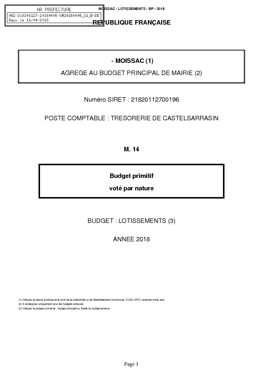 11 PIECE MAQUETTE BUDGETAIRE