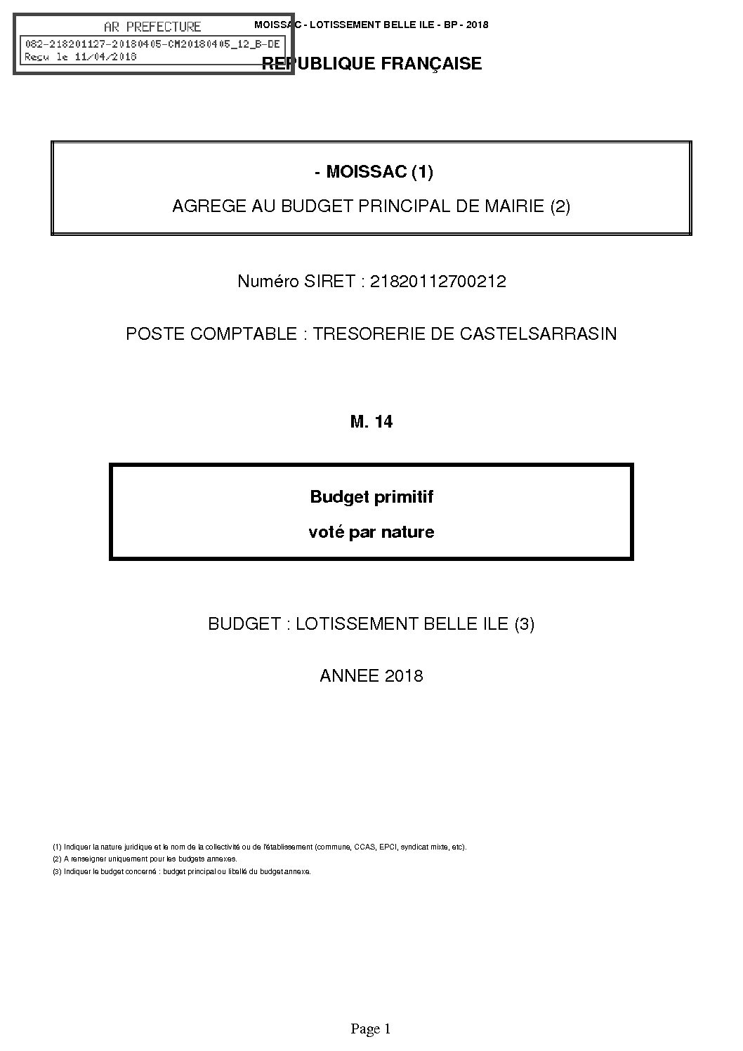 12 PIECE MAQUETTE BUDGETAIRE