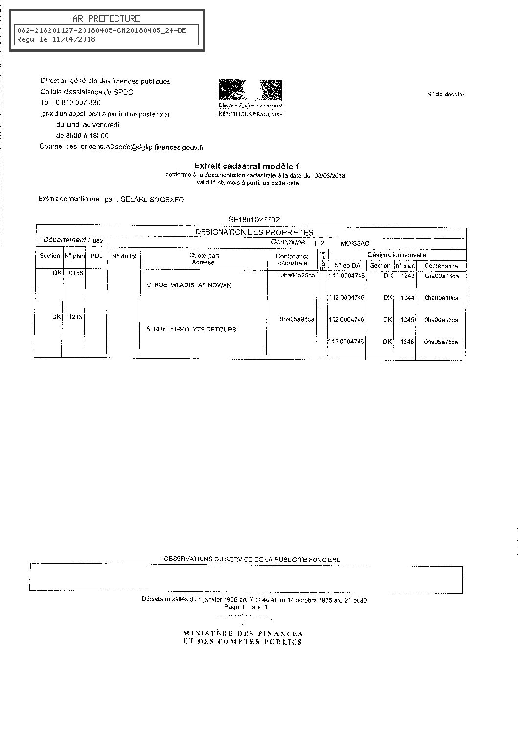 24 PIECE 3 EXTRAIT CADASTRAL