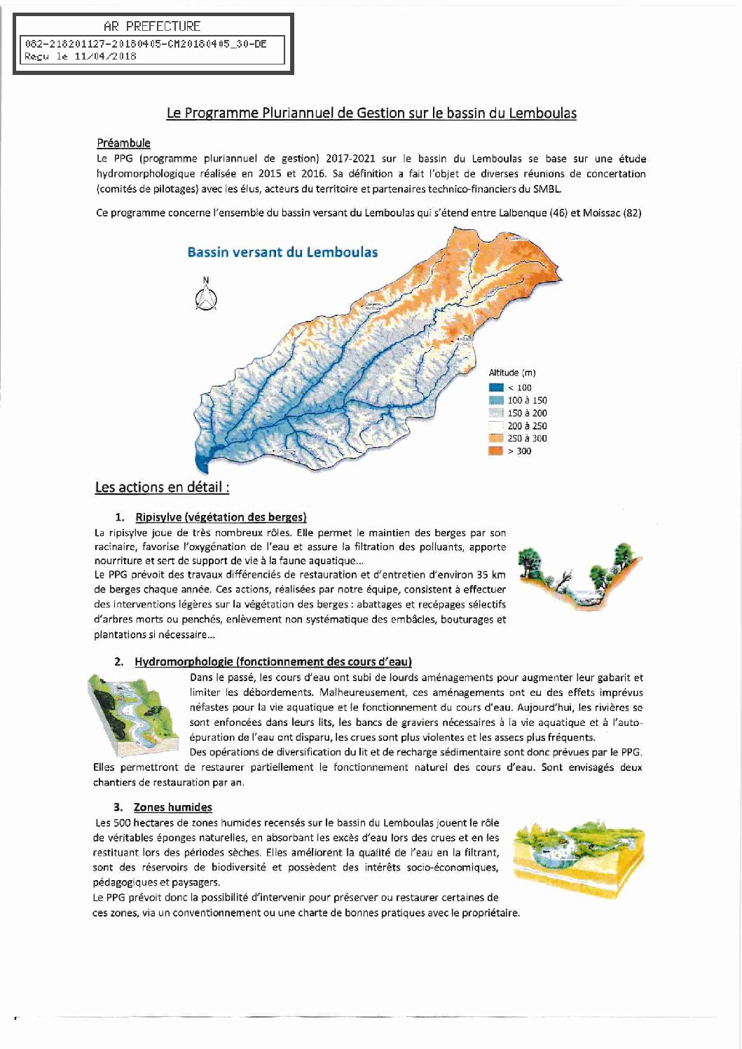 30 PIECE PROGRAMME GESTION BASSIN LEMBOULAS