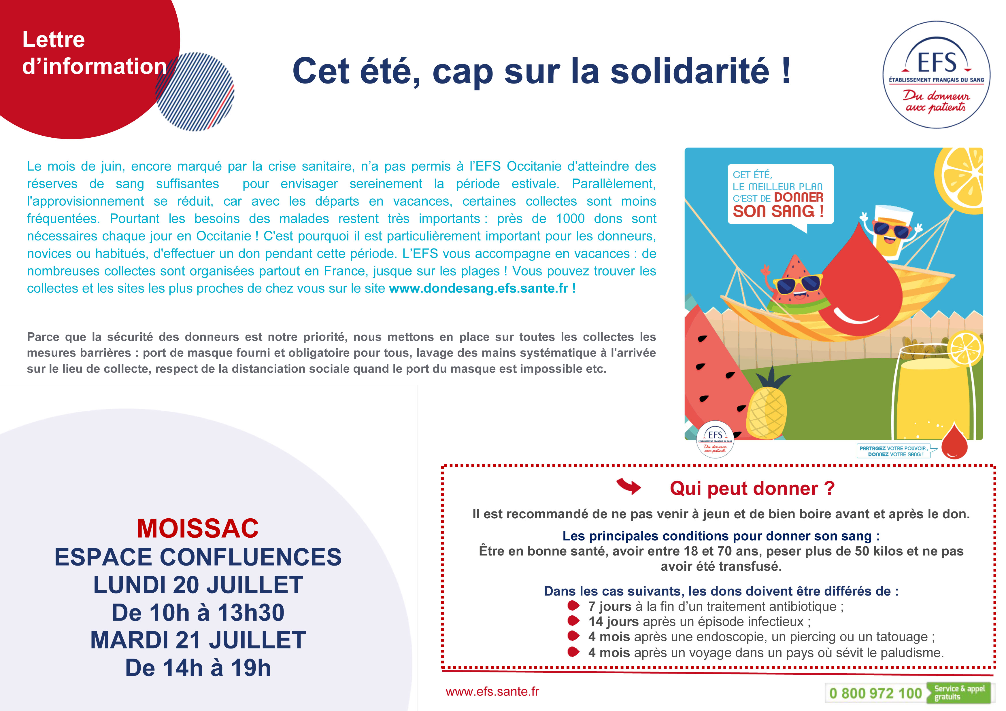 Don Sang Moissac Juillet 2020 Ville De Moissac