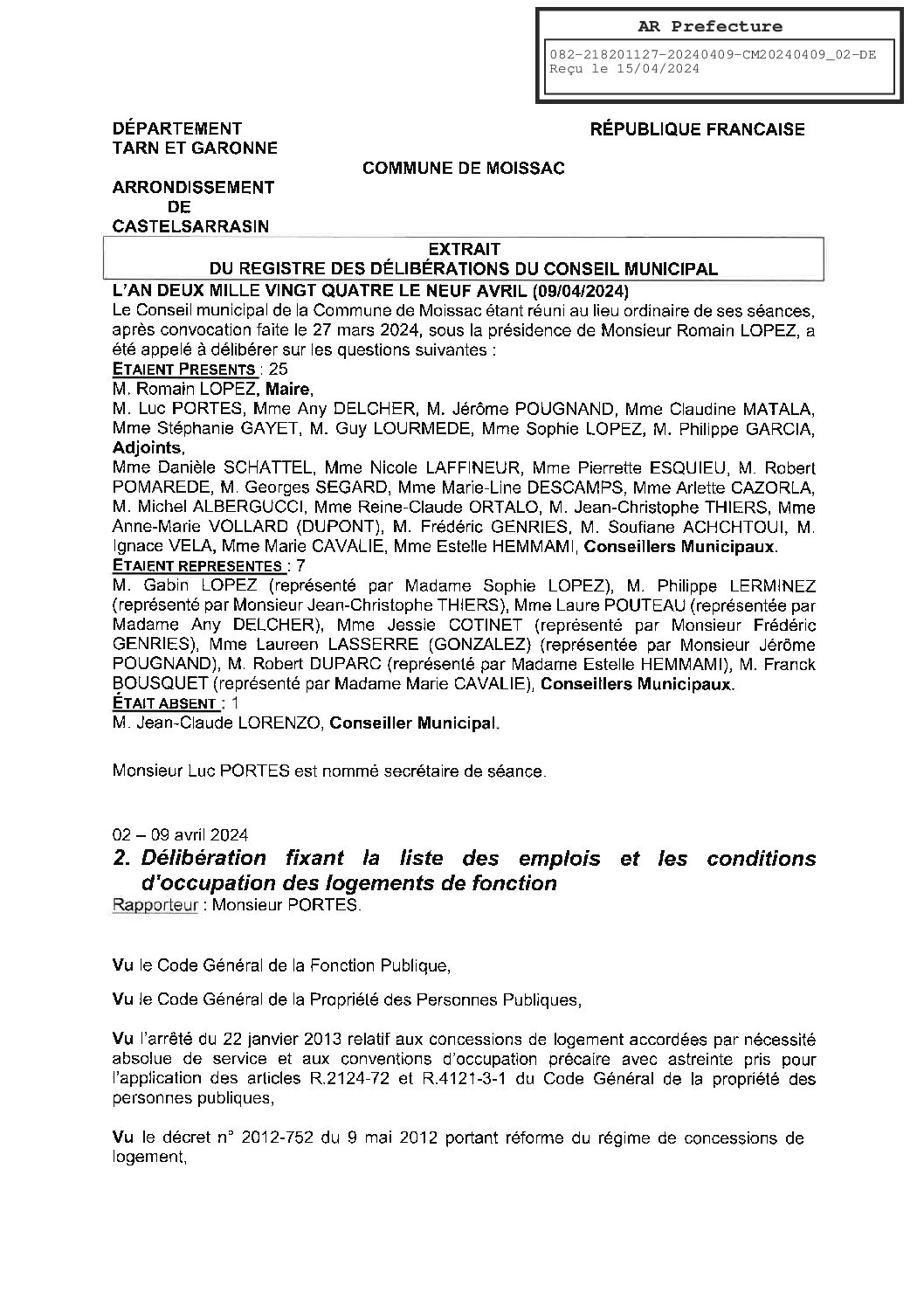 2024.04.02 LISTE DES EMPLOIS ET CONDITIONS OCCUPATION LOGEMENTS DE FONCTION