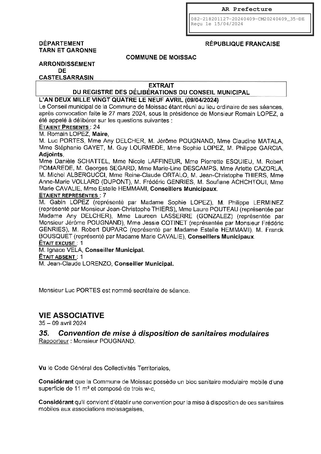 2024.04.35 CONVENTION MISE A DISPOSITION SANITAIRES MODULAIRES