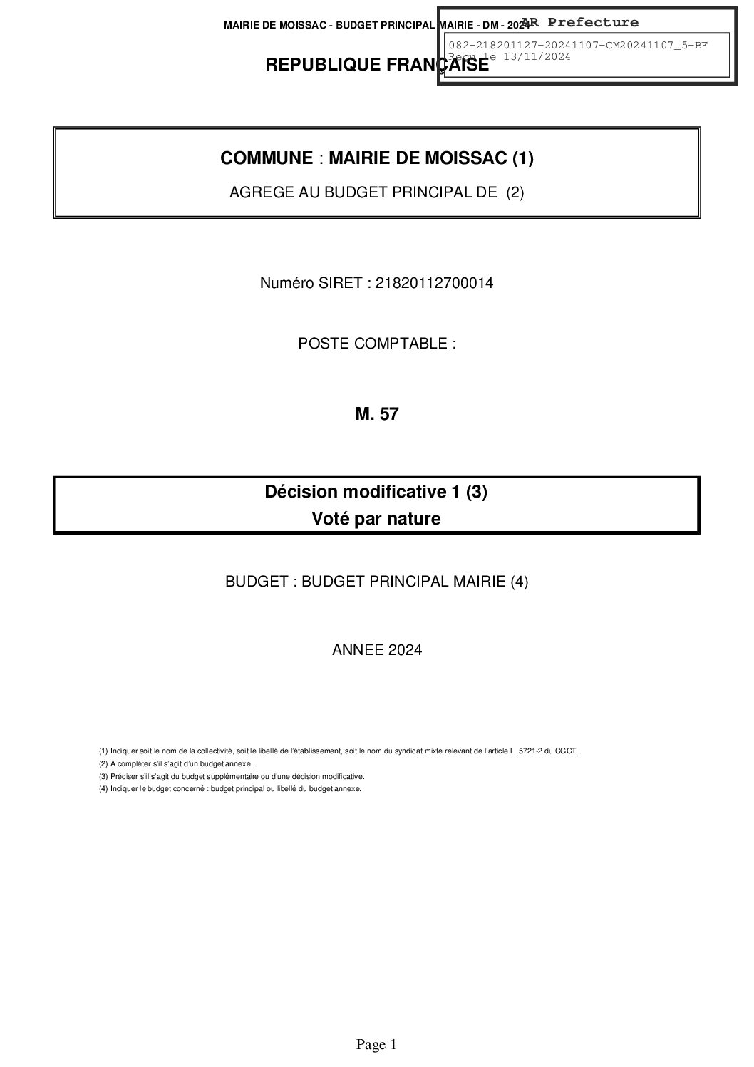 2024.11.05 PIECEmaquette Officielle DM1 Budget Principal