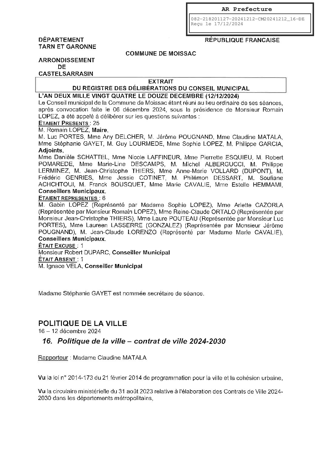 2024.12.16 CONTRAT DE VILLE 2024 2025