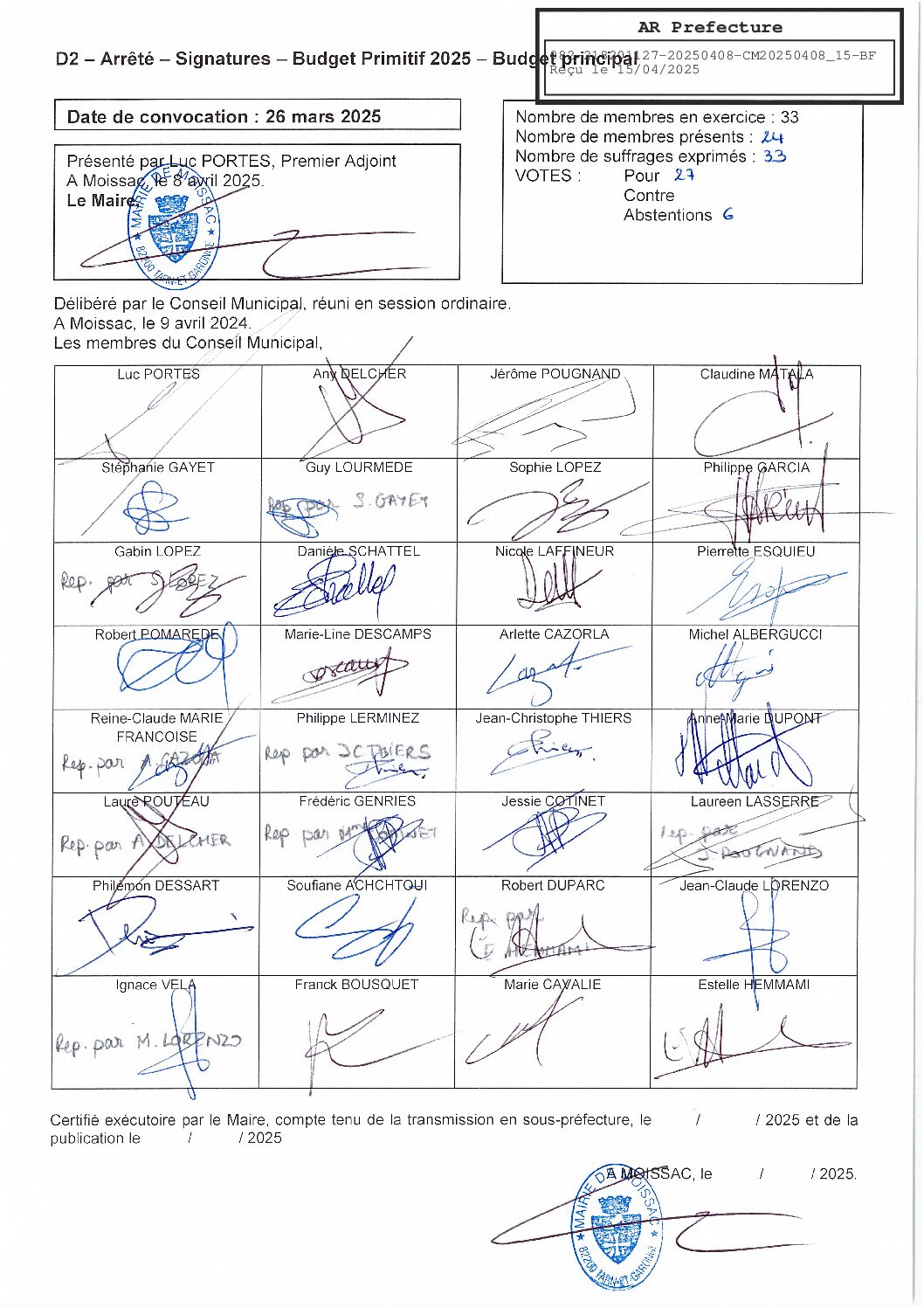 15 PIECE SIGNATURES