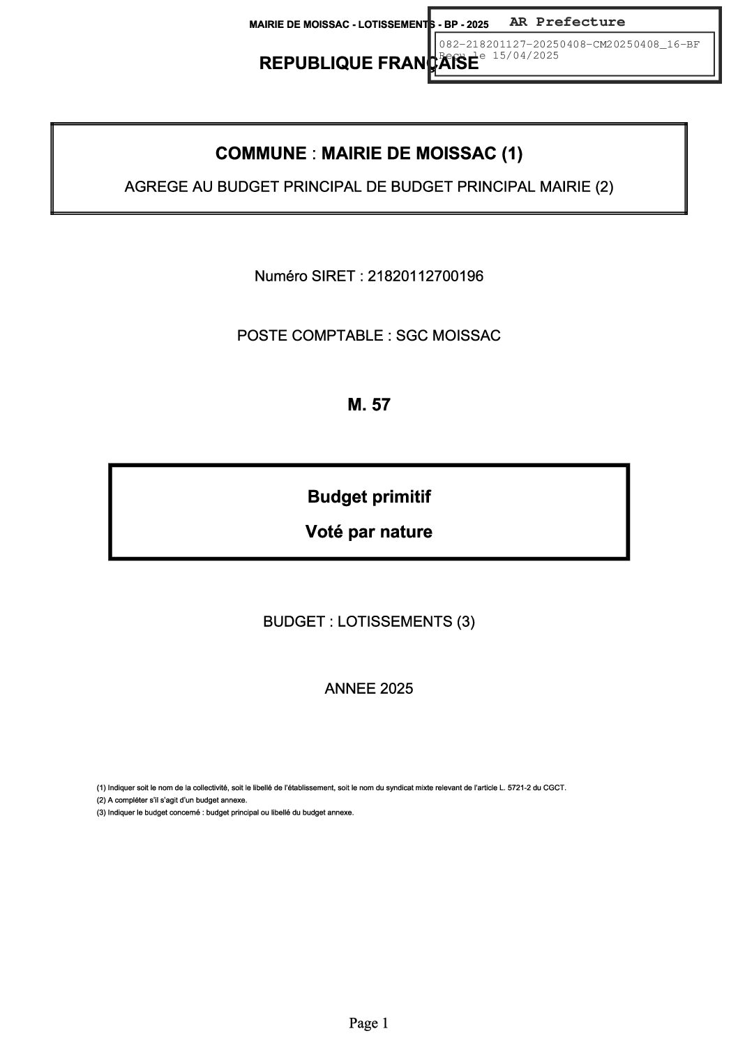 16 PIECE MAQUETTE BP 2025 LOTISSEMENT