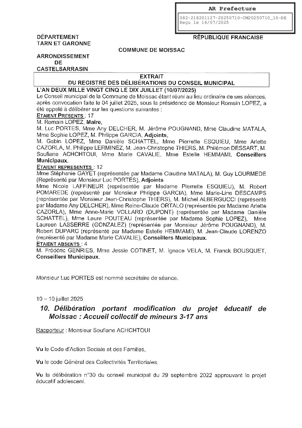 2025.07.10 MODIFICATION PROJET EDUCATIF DE MOISSAC ACCUEIL COLLECTIF DE MINEURS 3 A 17 ANS