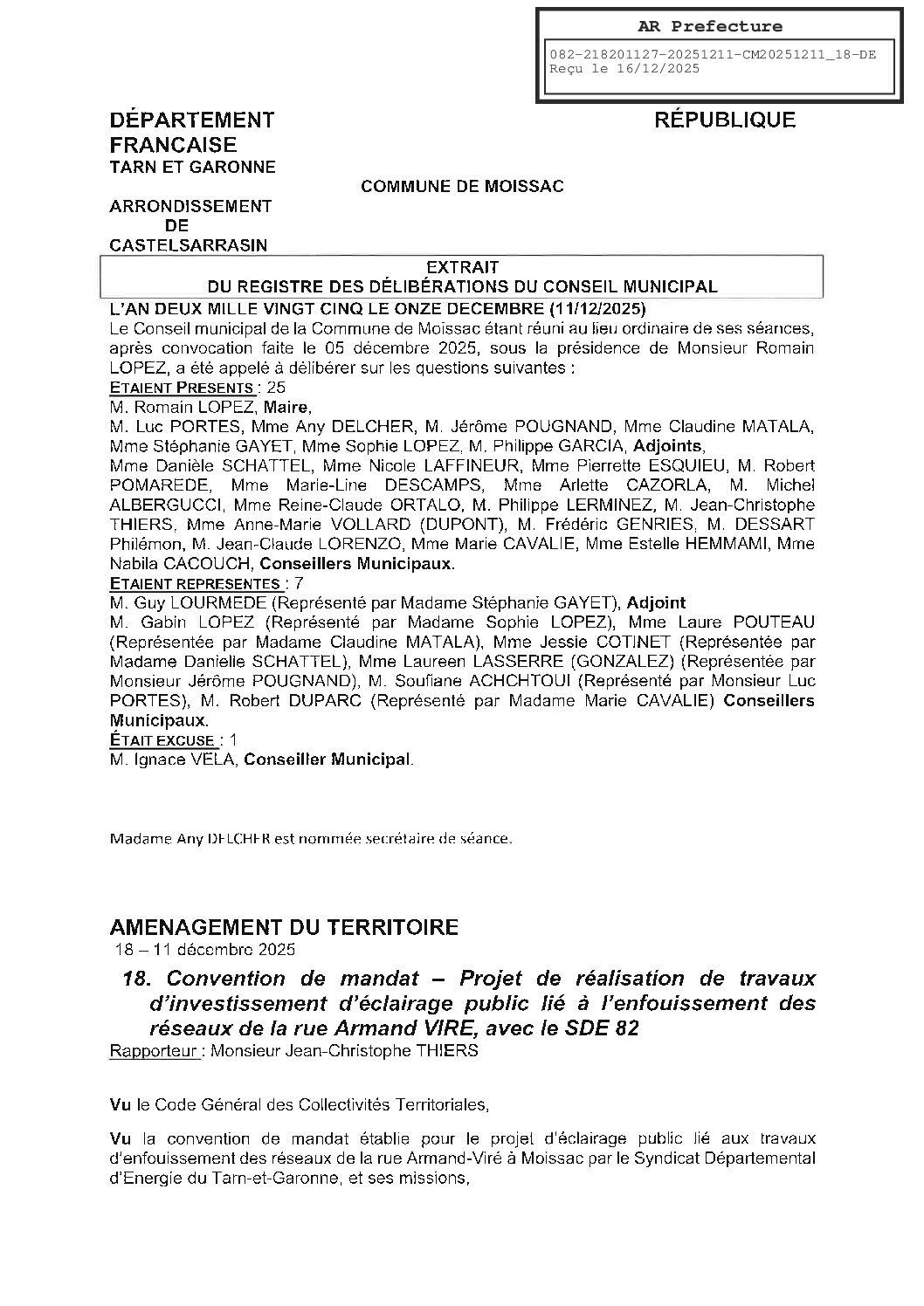 20251211 18 CONVENTION DE MANDAT ECLAIRAGE PUBLIC