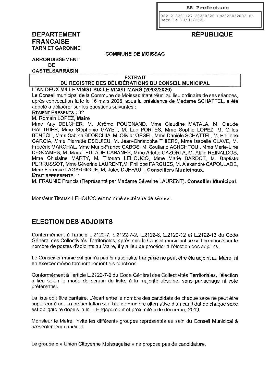 00 ELECTION NOMS ADJOINTS